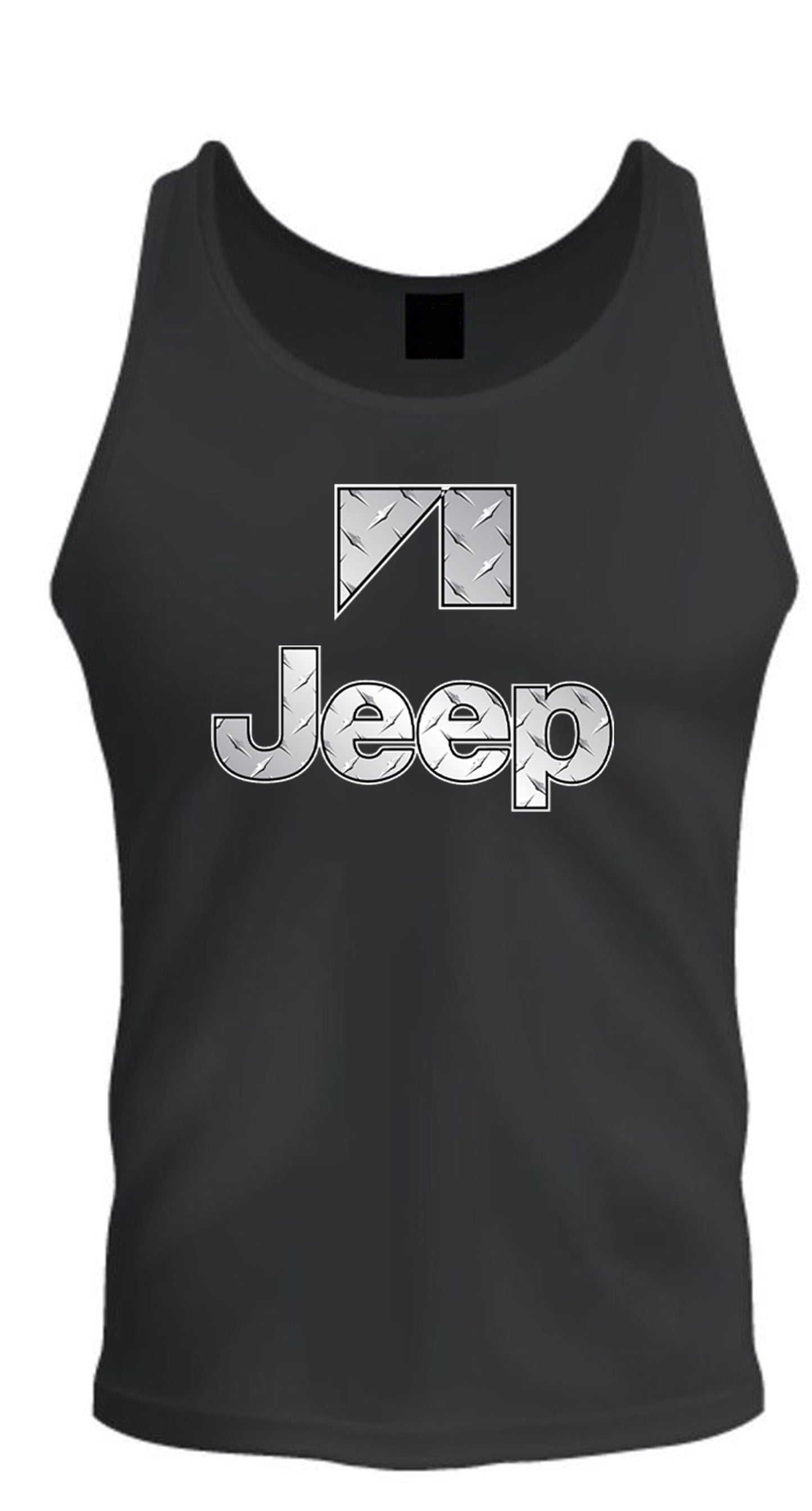 New Silver Metal Jeep 4x4 Off Road S-2XL tee Tank Top