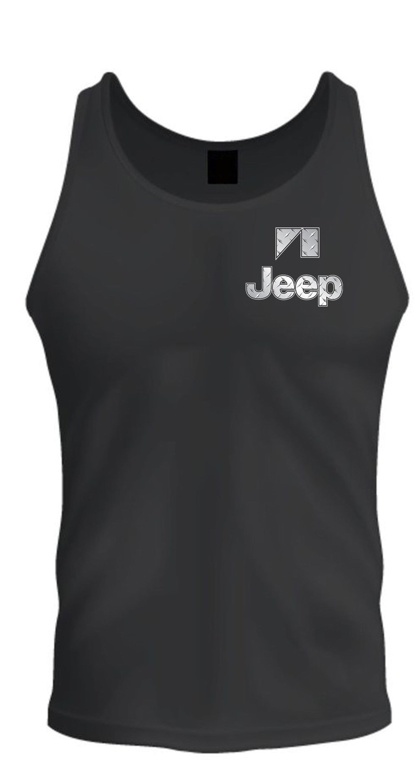 New Silver Metal Jeep 4x4 Off Road S-2XL tee Tank Top