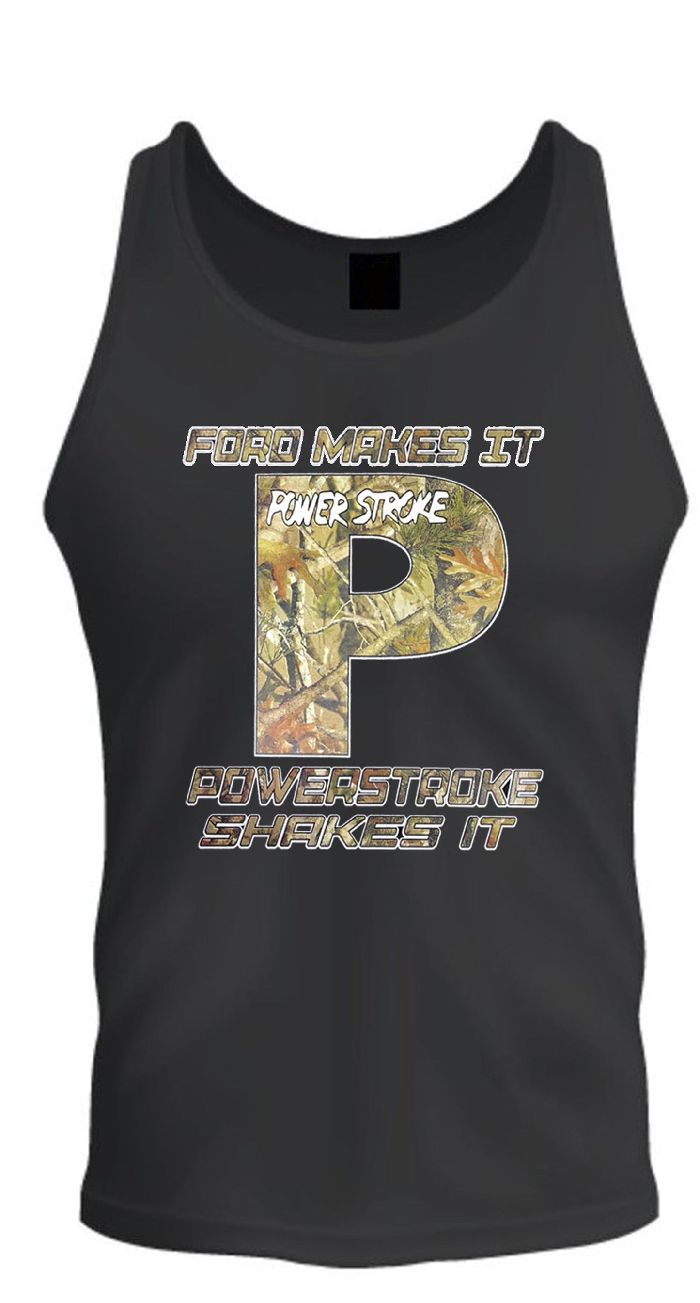 Powerstroke camo Diesel Power Tee Front P Ford Power Stroke Diesel Tee S-2XL tee Tank Top