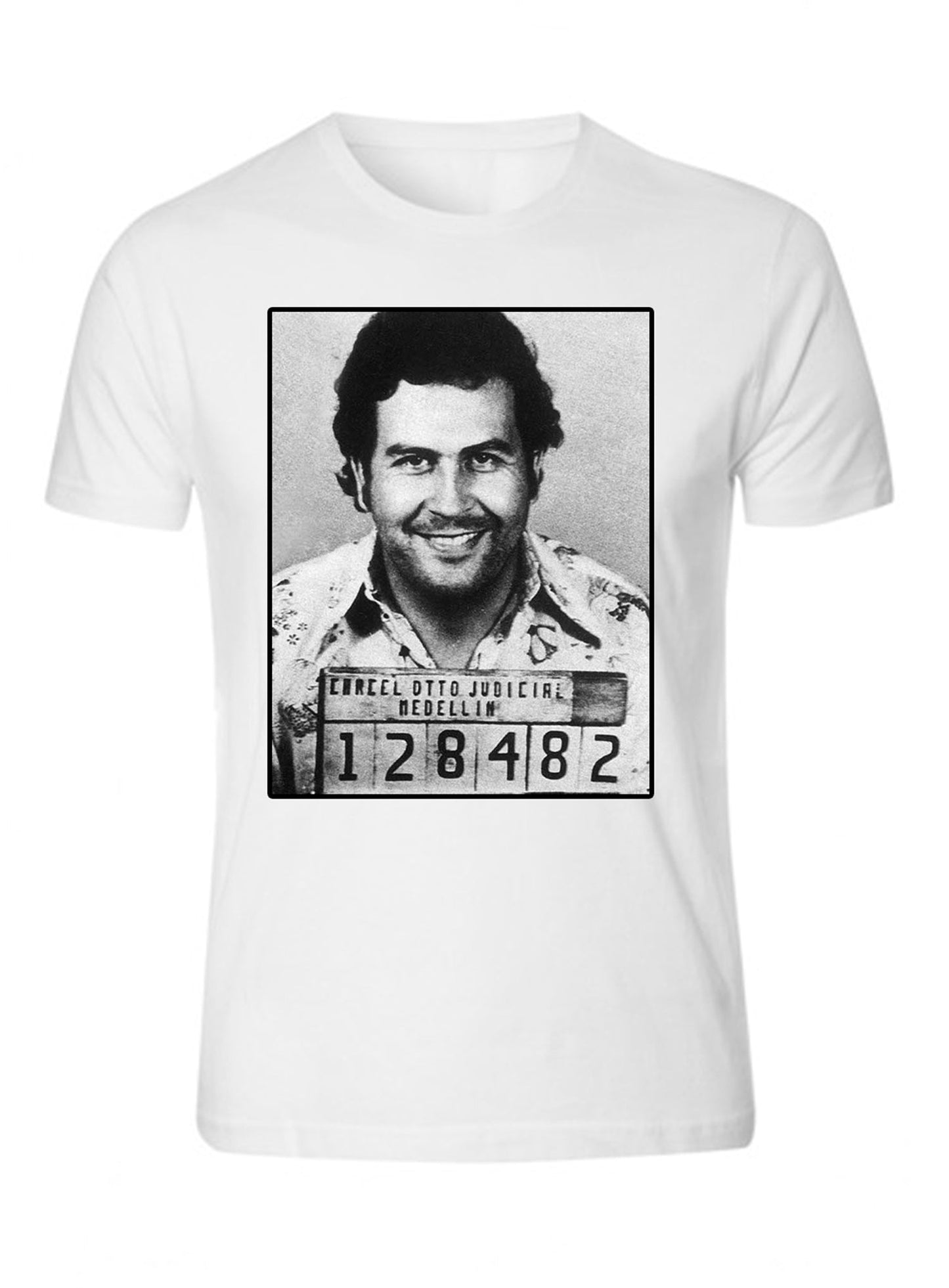 Pablo Escobar Plug Tee Plata o Plomo Columbian Drug Lord Medellin Narcos T-Shirt Tee