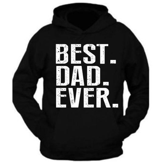 New Coolest Best DAD Ever Black Hoodie Sweatshirt