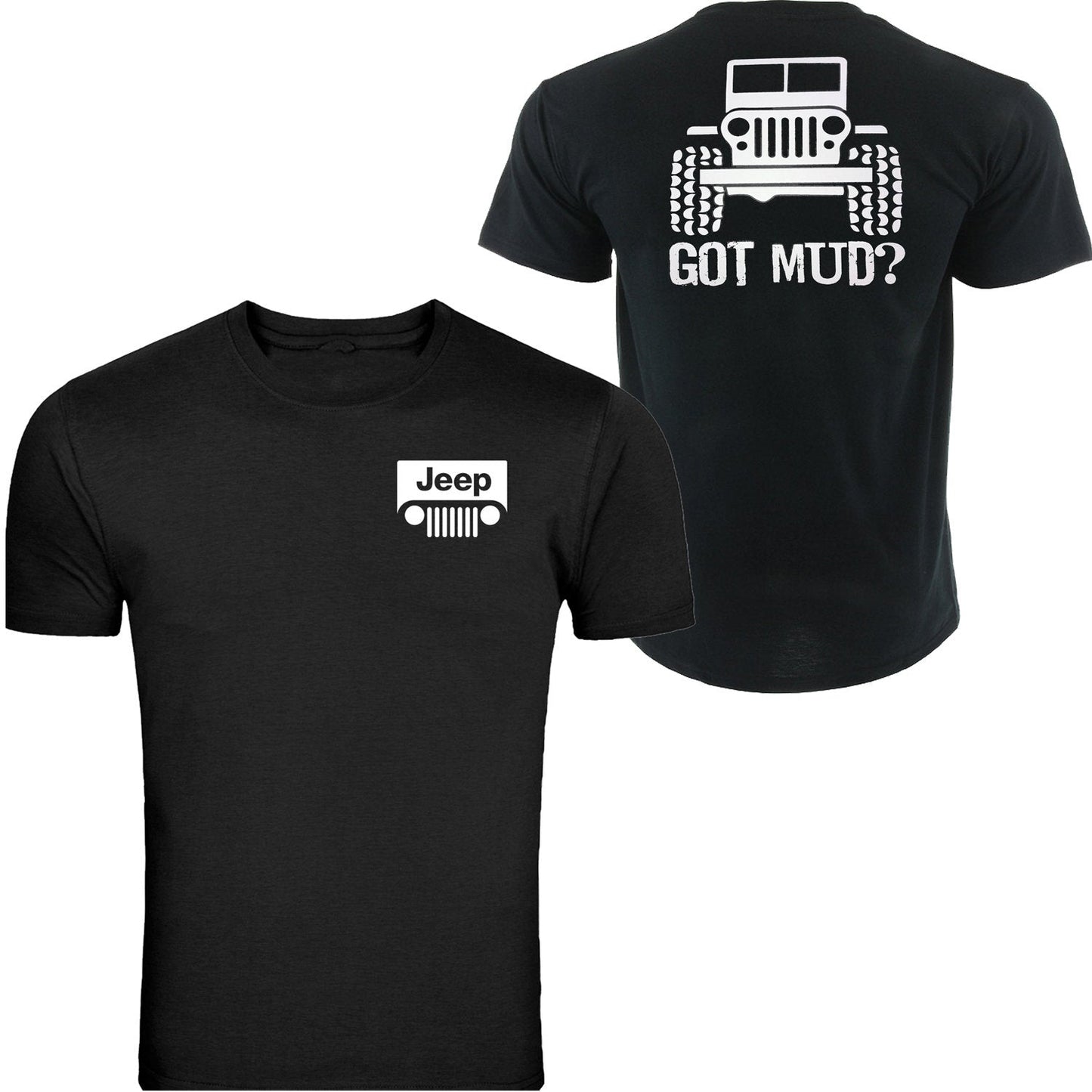 Jeep t-shirt /// White Jeep Tee Got Mud // S-5XL /// 4x4 /// Off Road T-Shirt Tee