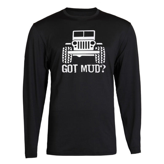 Jeep Long Sleeve /// White Jeep Long Sleevet Got Mud // S-2XL /// 4x4 /// Off Road Long Sleeve Tee