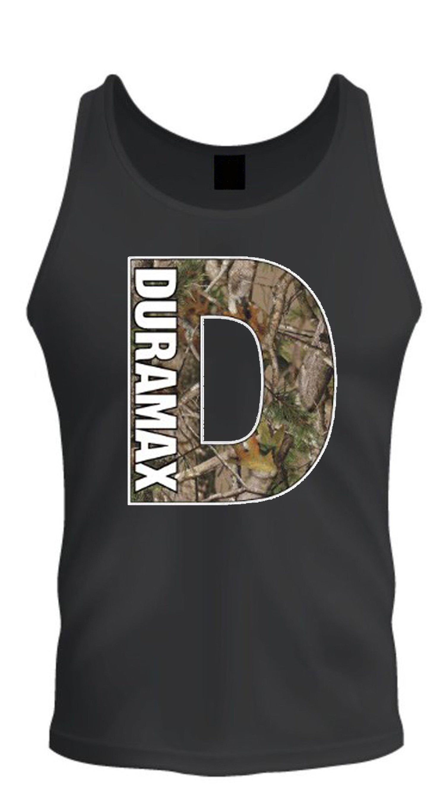 Duramax Camo Big Design Color Black Tee Tank Top