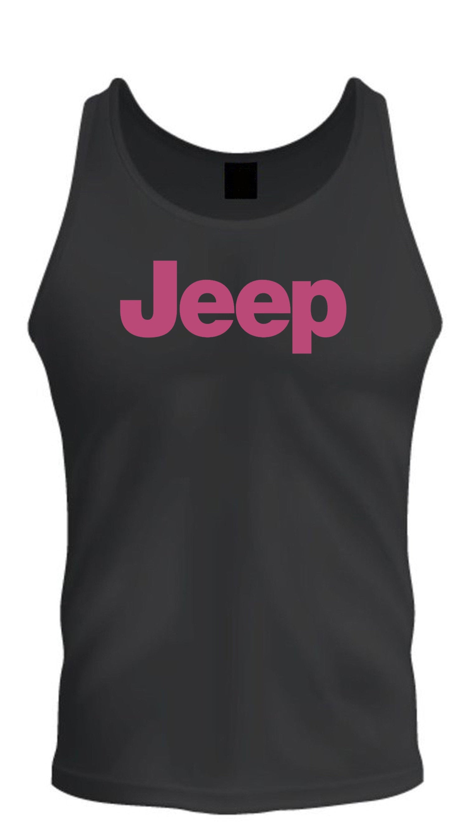 pink Jeep Tee Tank Top