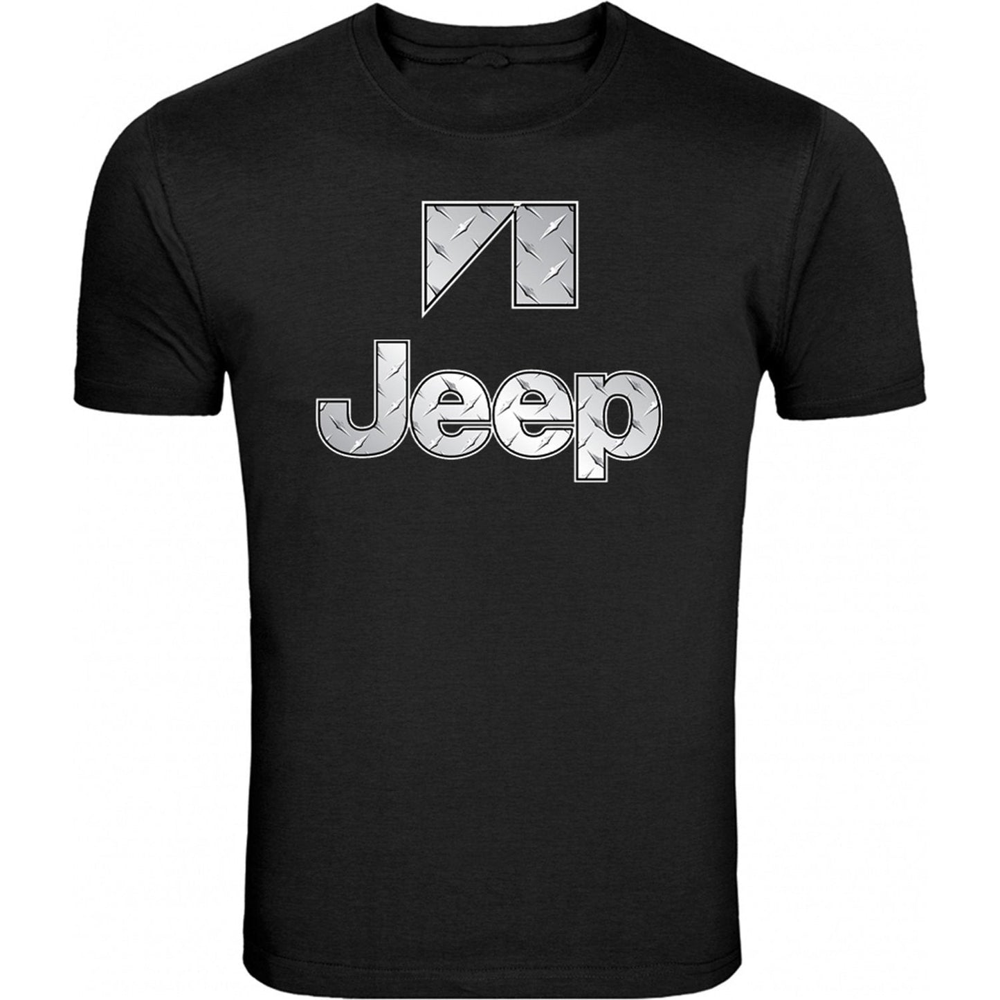 New Silver Metal Jeep S - 5XL 4x4 Off Road T-Shirt Tee