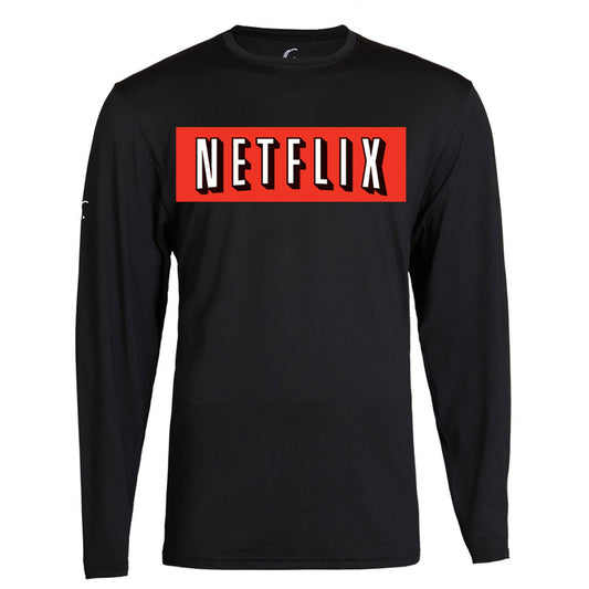 Netflix Movie Tee Funny Humor Movie Night Netflix and Chill Long Sleeve