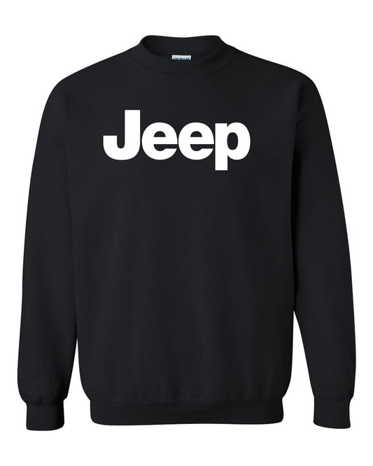 White Jeep Sweatshirt Unisex Crewneck Sweatshirt Tee