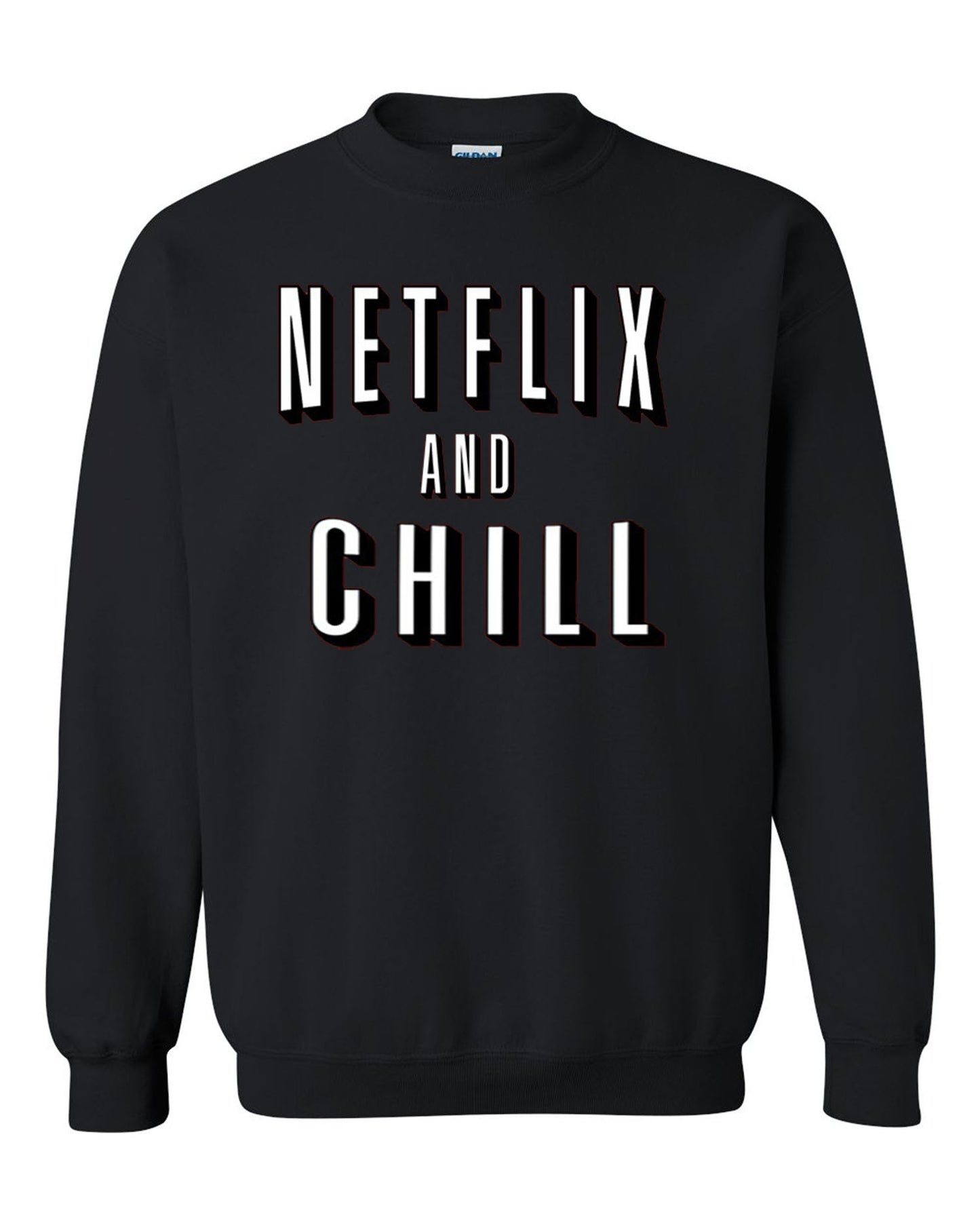 Netflix Movie Netflix and Chill Halloween Costum Unisex Crewneck Sweatshirt Tee