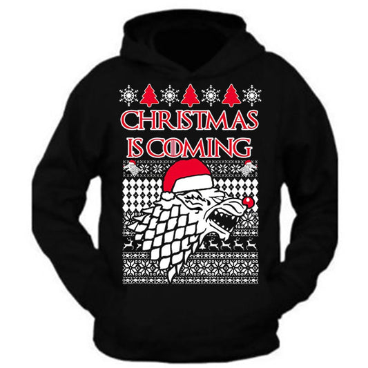 Christmas hoodie Christmas Is Coming Santa Ugly Christmas Sweater