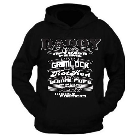 Daddy The Original Superhero, Unisex Heavy Cotton Tee Hoodie