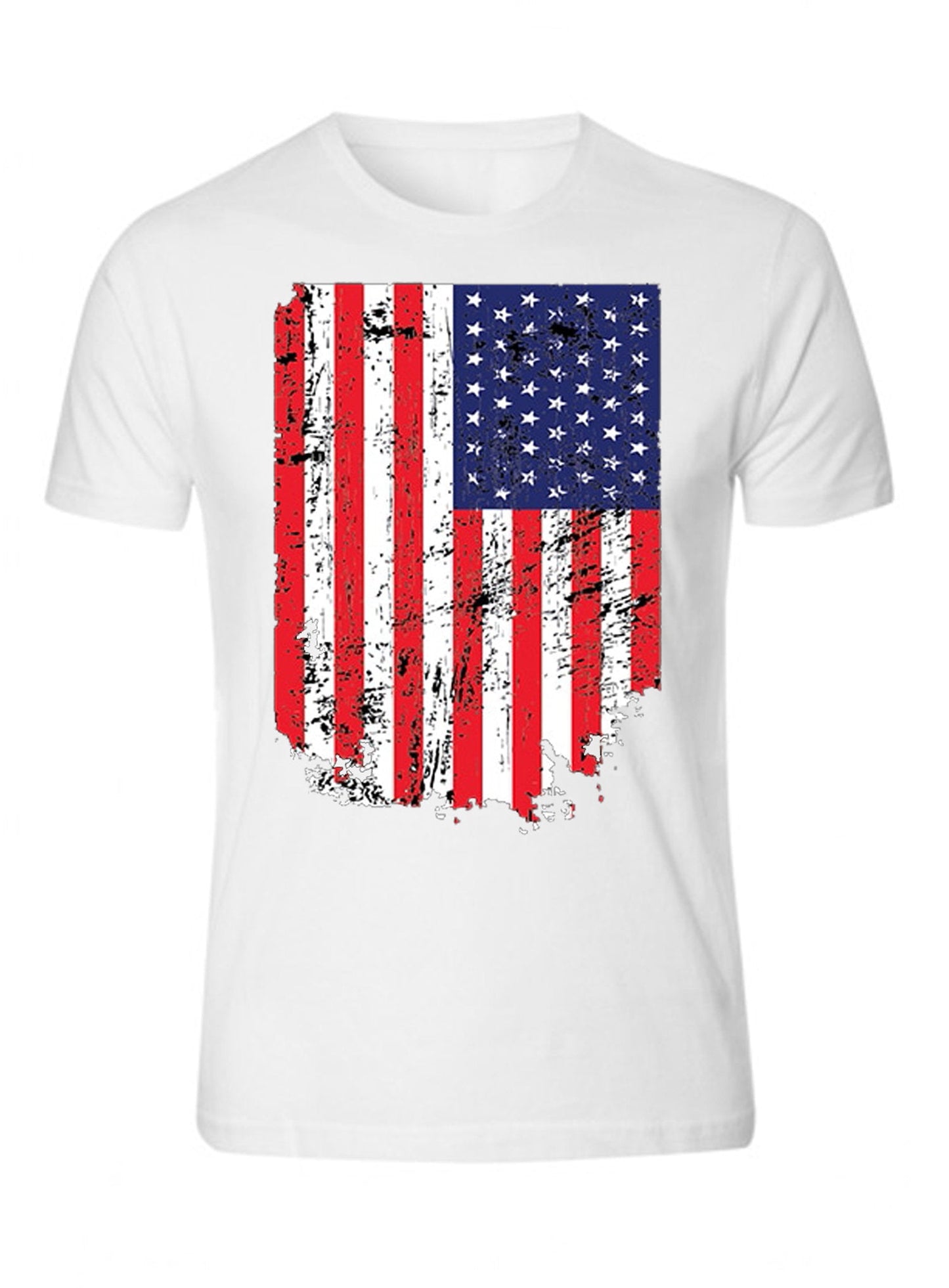 Usa Flag Tee S -5XL T-Shirt Tee