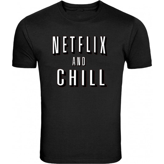 Netflix Movie T-shirt Funny Humor Movie Night Netflix and Chill Tee