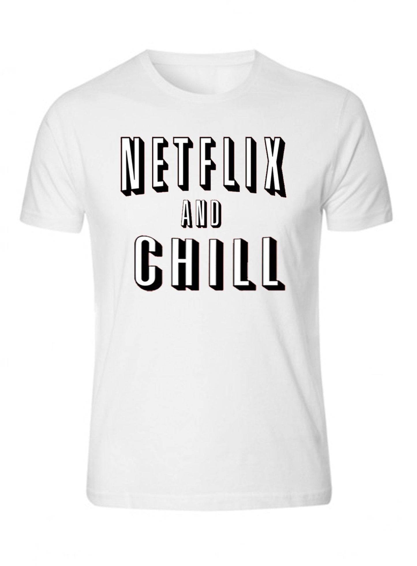 Netflix Movie T-shirt Funny Humor Movie Night Netflix and Chill Tee