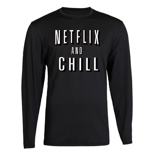 Netflix Movie Tee Funny Humor Movie Night Netflix and Chill Long Sleeve