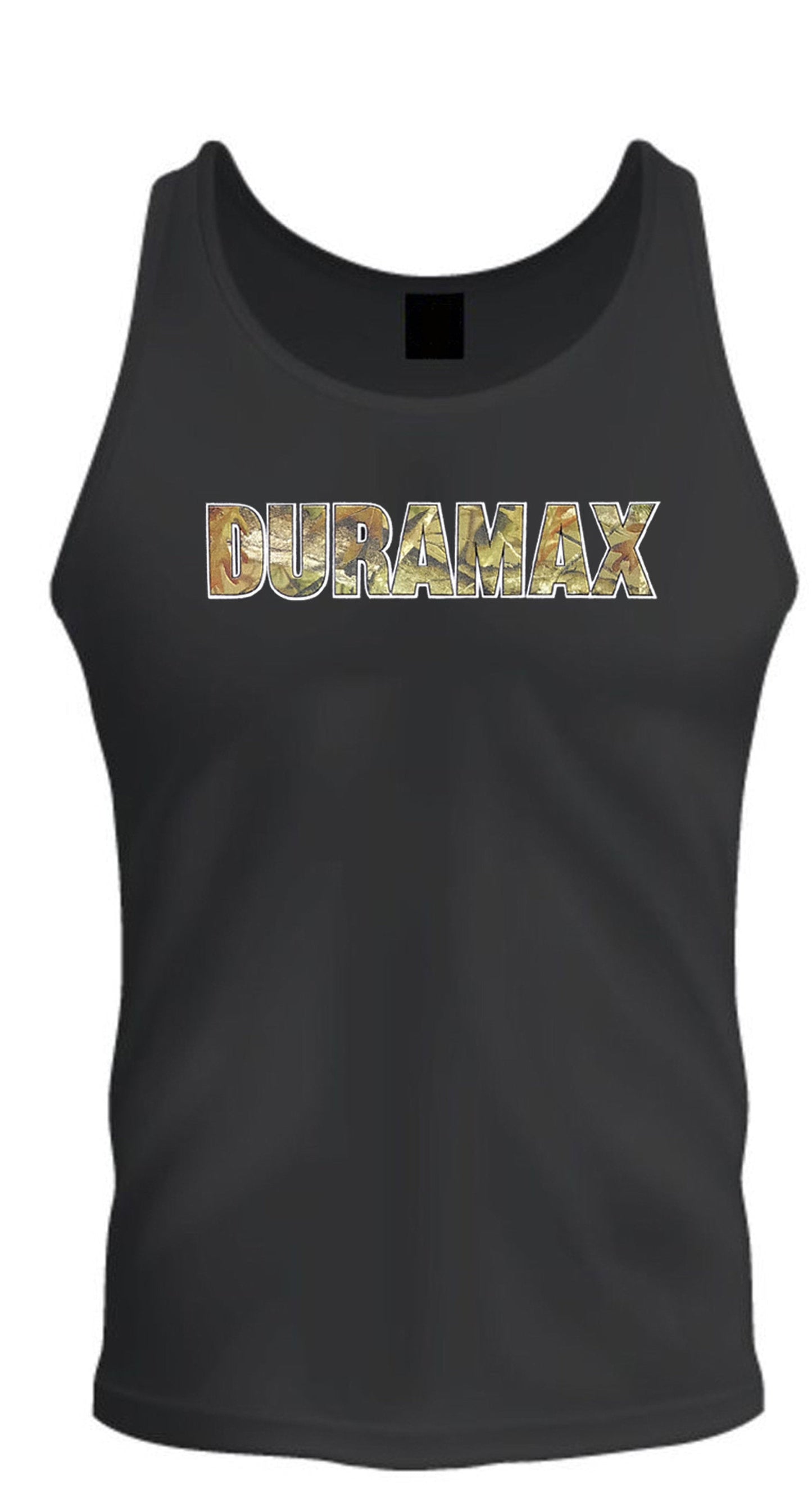 Duramax Camo Big Design Color Black Tee Tank Top