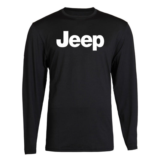 White Jeep Only In a Jeep S - 2XL 4x4 Off Road Long Sleeve Tee