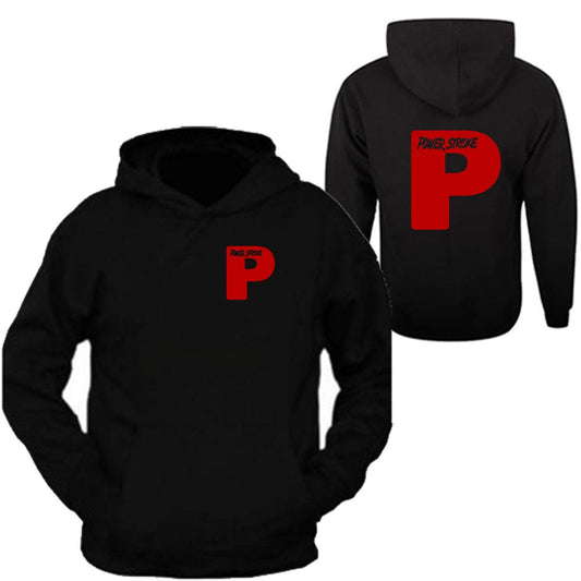 Powerstroke Red Diesel Power Hoodie Front & Back Ford Power Stroke Diesel Hoodie