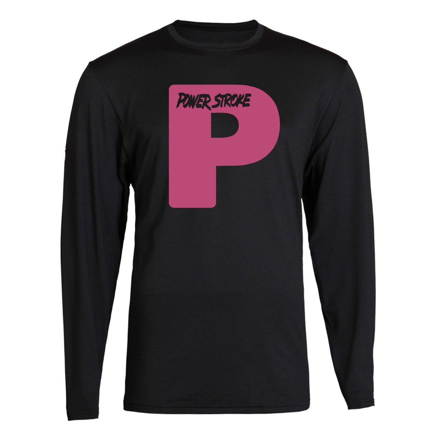 Powerstroke Pink Diesel Power Front Ford Power Stroke Diesel Long Sleeve Tee