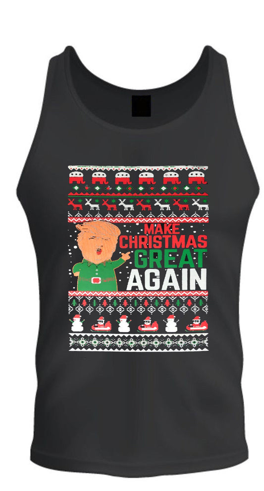 Christmas Xmas Make Christmas Great Again Trump Christmas Tee Unisex T-Shirt Tank Top