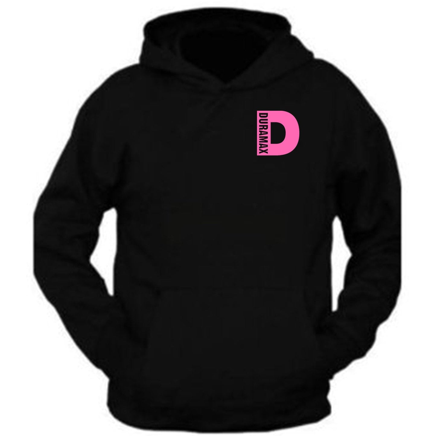 Pink Duramax Design Color Black Hoodie Hooded Sweatshirt