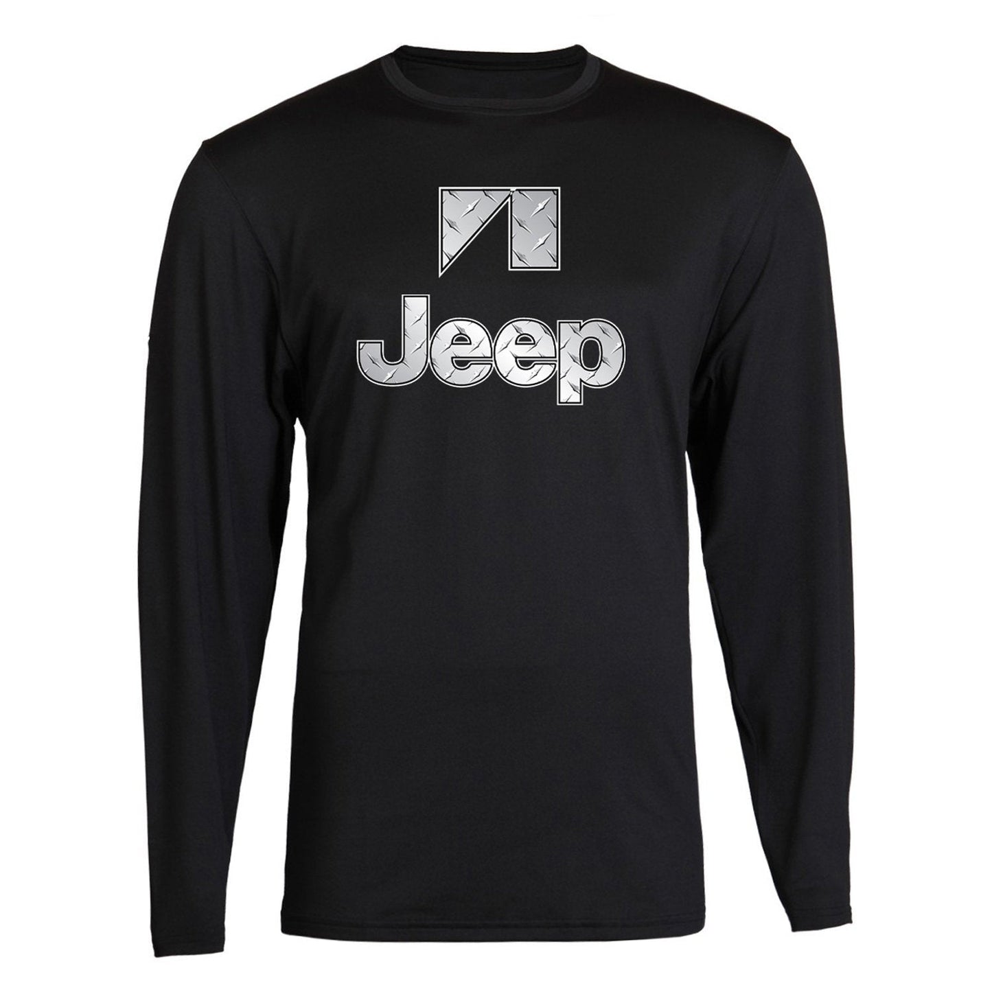 New Silver Jeep S - 2XL 4x4 Off Road Long Sleeve Tee