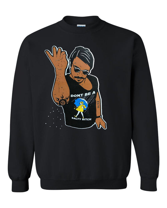 Salt Bae Funny Viral Internet Meme Facebook Turkish Chef Unisex Crewneck Sweatshirt Tee