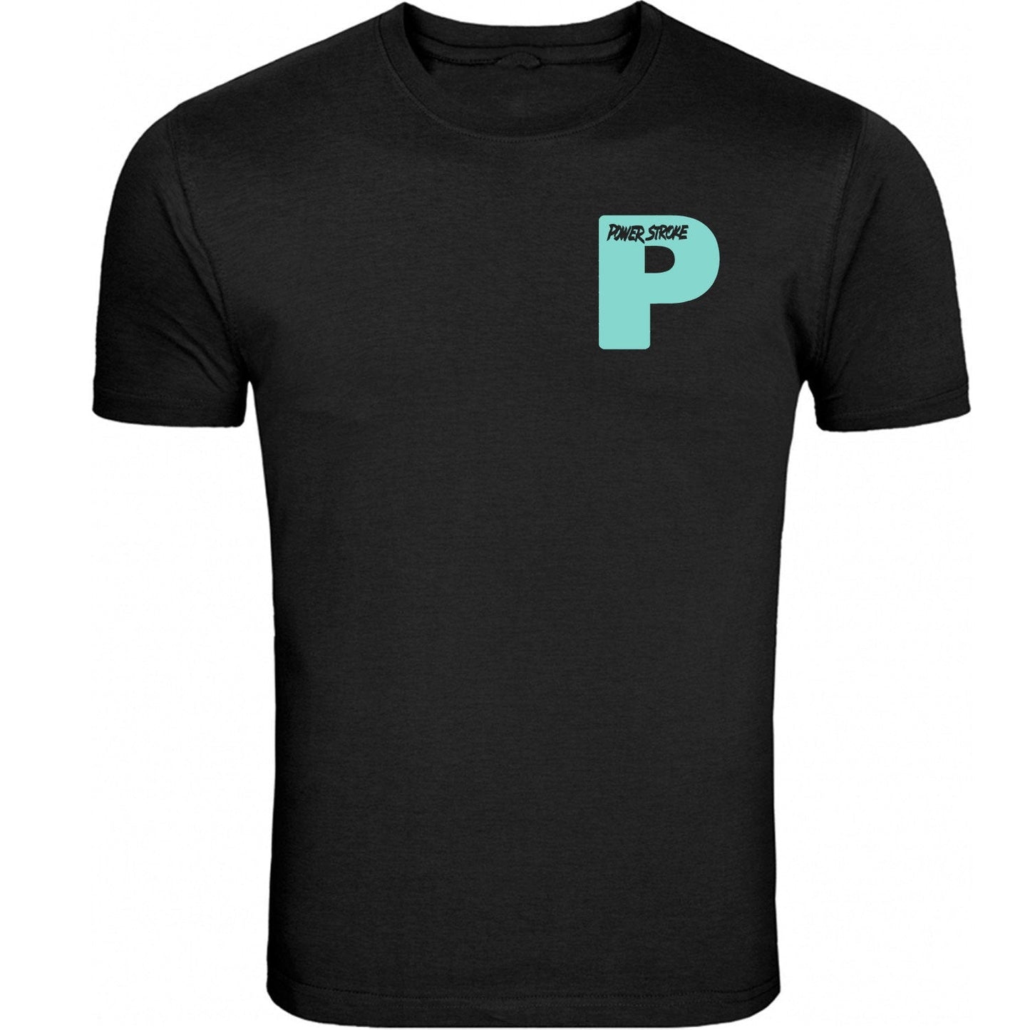 Powerstroke Mint P Diesel Power Tee Front Ford Power Stroke Diesel T-Shirt Tee