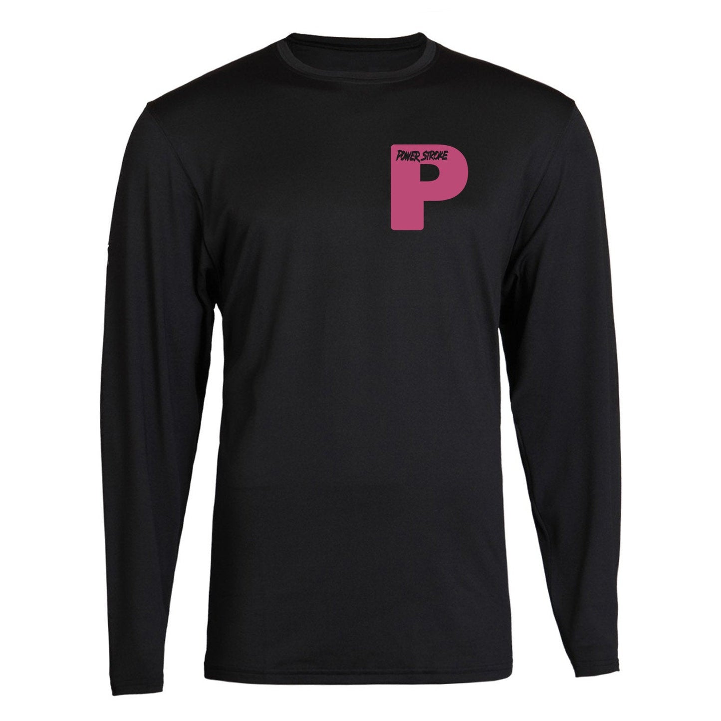 Powerstroke Pink P Diesel Power Front Ford Power Stroke Diesel Long Sleeve Tee