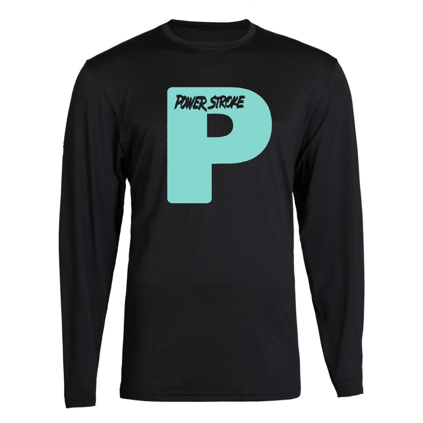 Powerstroke Mint Big P Diesel Power Front Ford Power Stroke Diesel Long Sleeve Tee