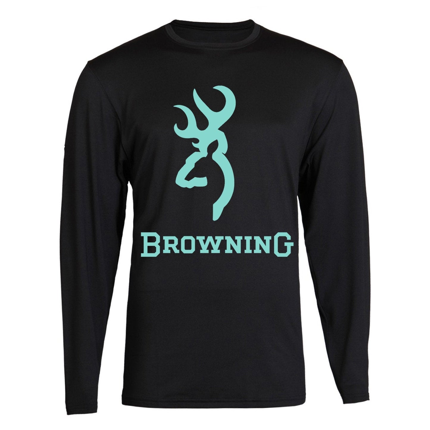 Mint Browning Design Black Long Sleeve Tee