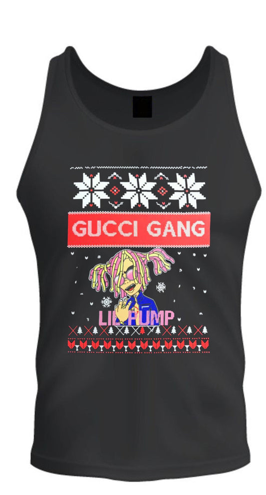 Christmas Gucci Gang Raper Lil Pump Christmas Unisex T-Shirt Tank Top