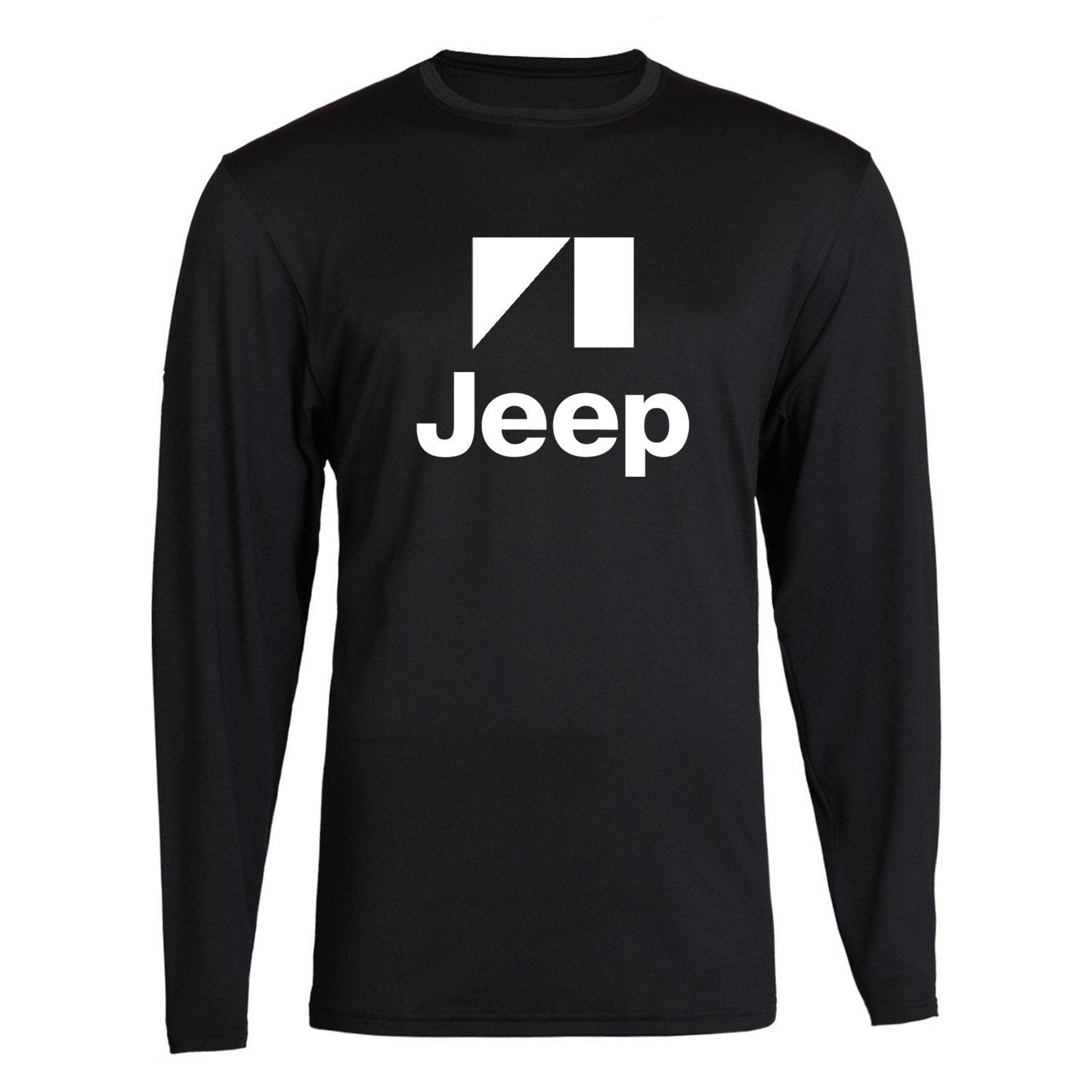 White Jeep S - 2XL 4x4 Off Road Long Sleeve Tee