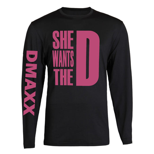 She Wants The D Dmaxx T-shirts Tee Pink D