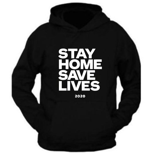 Stay Home Unisex Classic Tee Hoodie Hooded Sweatshirt