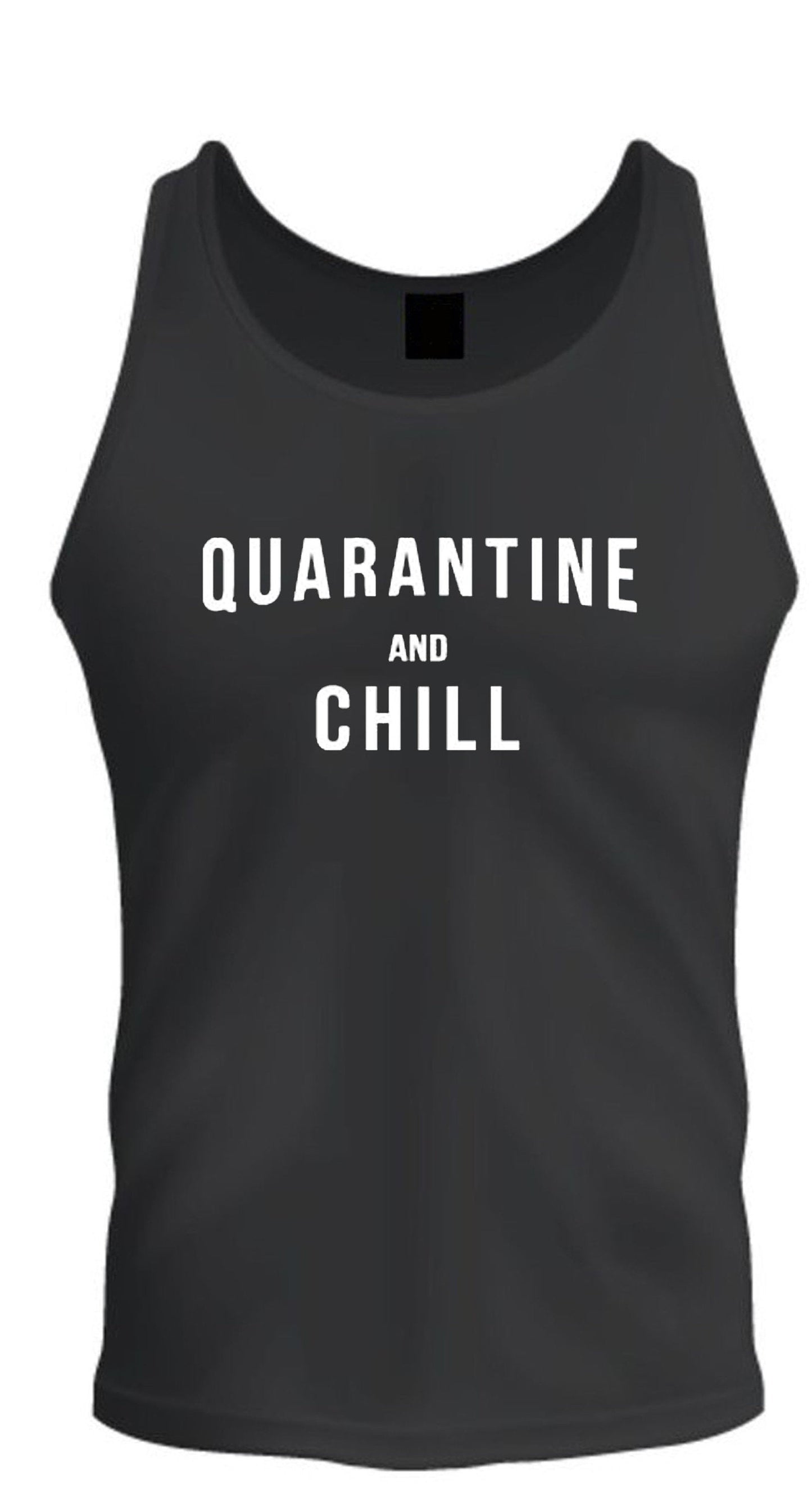 Quarantine and chill Unisex Classic Corona T-Shirt Graphic Tank Top