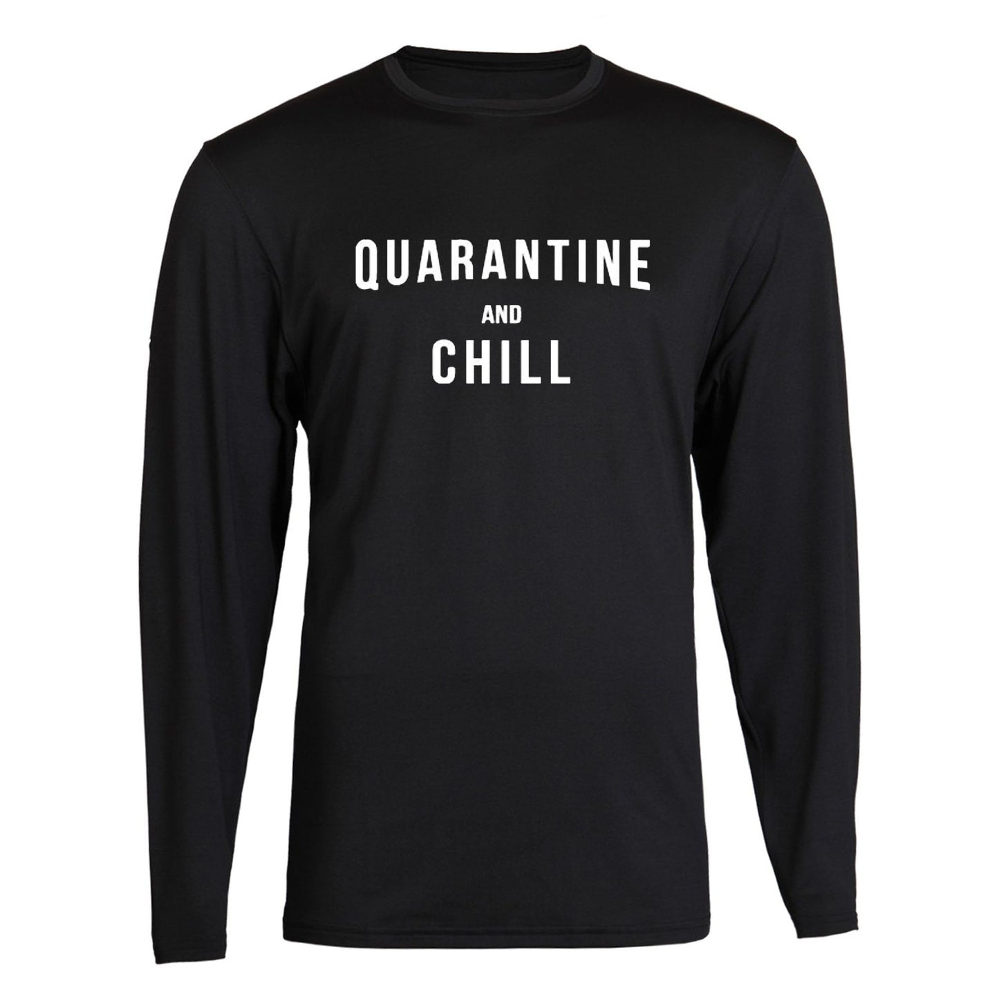 Quarantine and chill Unisex Classic Corona T-Shirt Graphic Long Sleeve