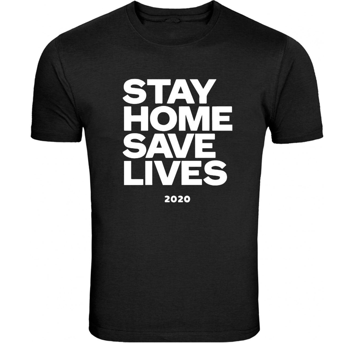 Stay Home Unisex Classic T-Shirt Graphic Tee for Men / Women